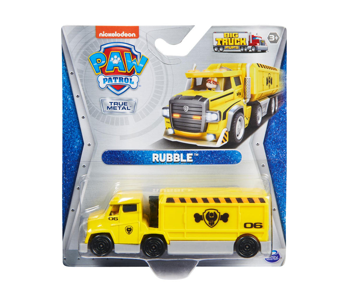 Spin Master PAW Patrol Big Truck Pups True Metal Rescue Vehicle – Marshall, Skye, Rubble, Rocky & Zuma | Choose Your Character