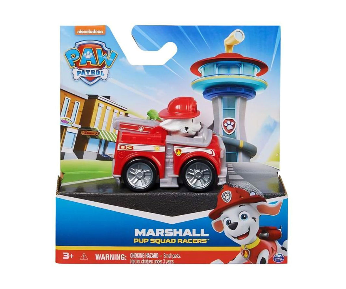 Spin Master PAW Patrol The Mighty Movie Pup Squad Racers – Chase, Marshall, Skye & Rubble | Choose Your Character