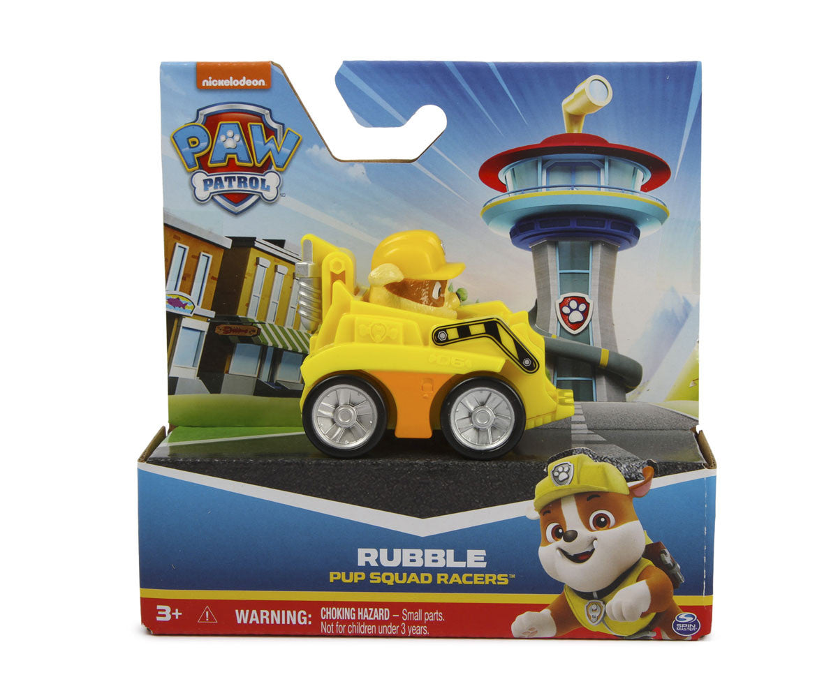 Spin Master PAW Patrol The Mighty Movie Pup Squad Racers – Chase, Marshall, Skye & Rubble | Choose Your Character