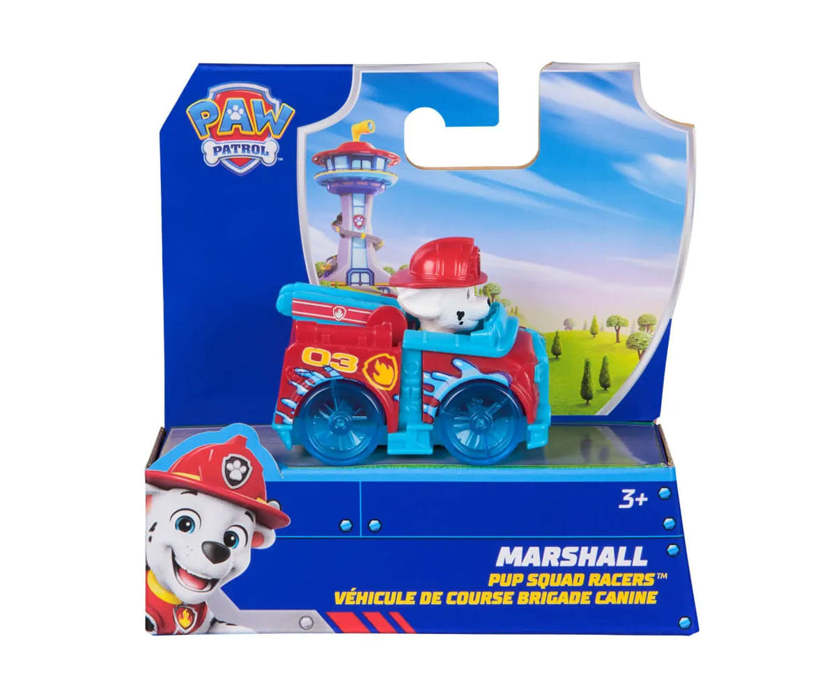 Spin Master PAW Patrol Pup Squad Racers Vehicle – Chase, Marshall, Skye, Rocky, Rubble & Zuma | Choose Your Character
