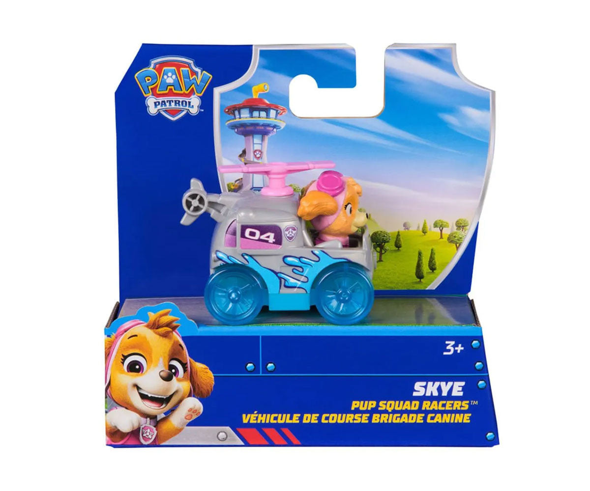 Spin Master PAW Patrol Pup Squad Racers Vehicle – Chase, Marshall, Skye, Rocky, Rubble & Zuma | Choose Your Character