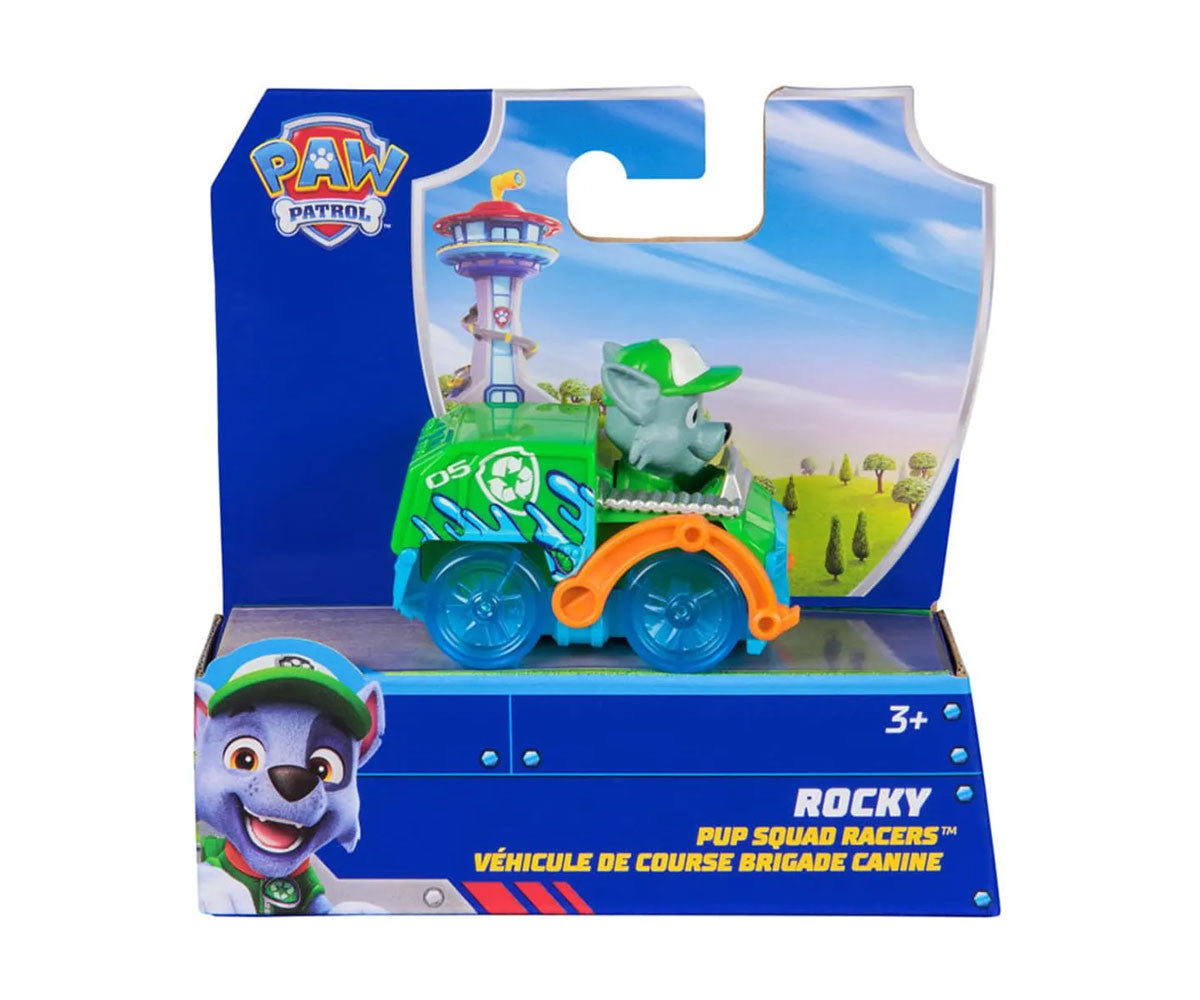 Spin Master PAW Patrol Pup Squad Racers Vehicle – Chase, Marshall, Skye, Rocky, Rubble & Zuma | Choose Your Character