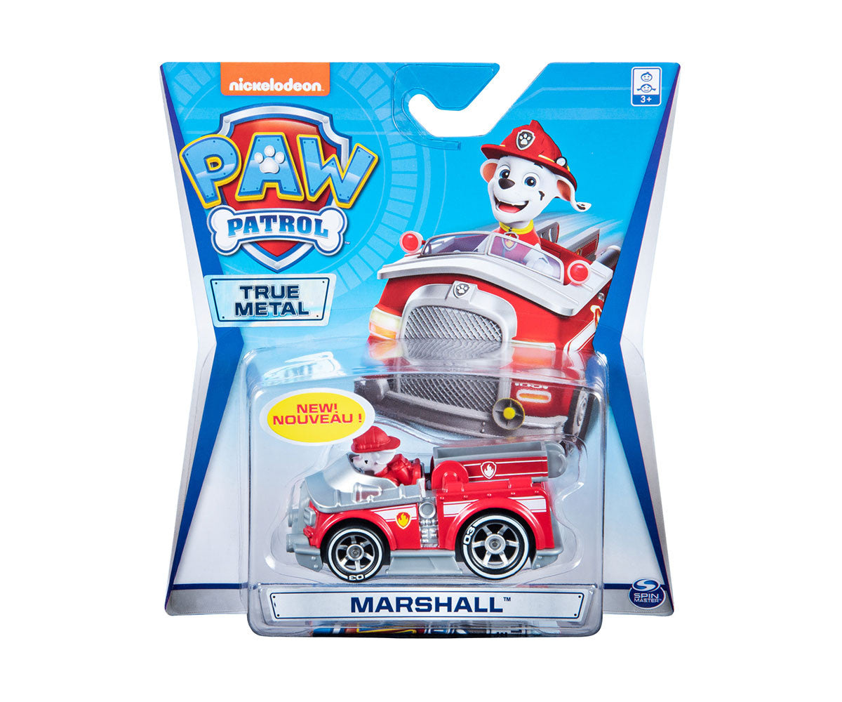 Spin Master PAW Patrol True Metal Charged Up Vehicle with Pup Figure – Random Model | Official Licensed Die-Cast Toy