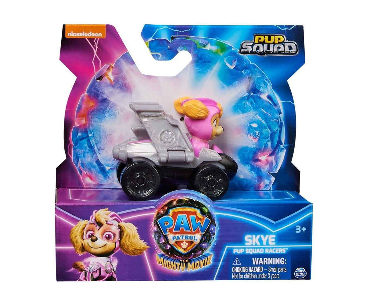 Spin Master PAW Patrol The Mighty Movie Pup Squad Racers – Chase, Marshall, Skye, Rubble, Rocky & Zuma | Choose Your Character