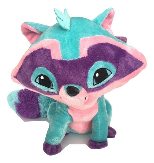 Animal Jam 11" Soft Plush Raccoon – Cuddly and Collectible Plush Toy