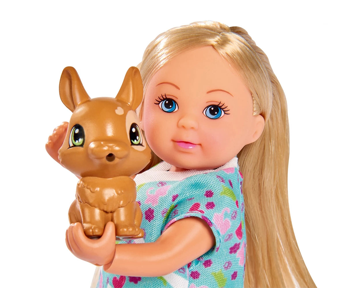 Simba Toys Evi Love Doctor Evi Clinic Vet – Doll Playset with Animal & Accessories