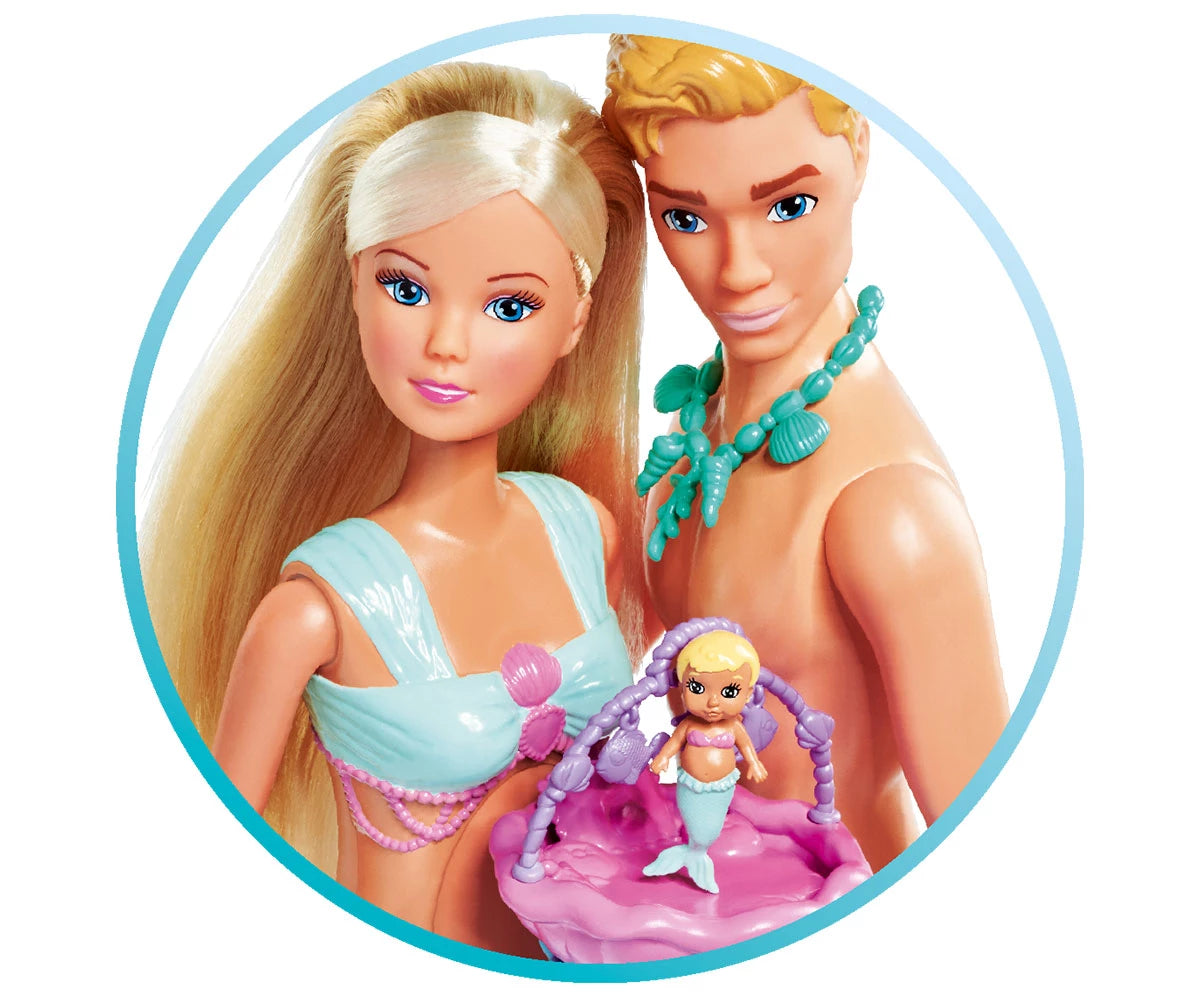 Simba Toys - Steffi Love Mermaid Family Welcome Baby Dolls