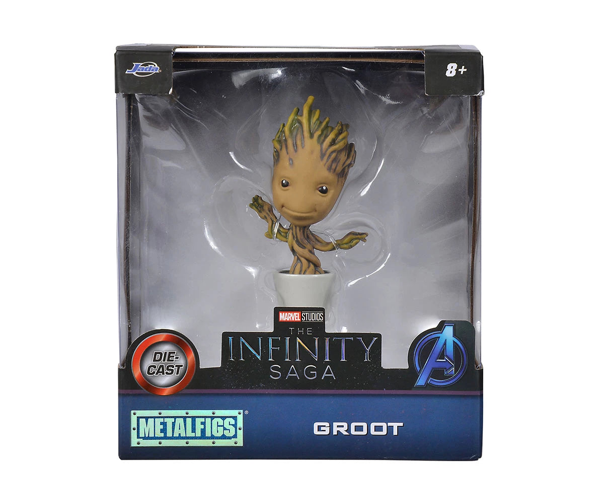 Jada Toys Infinity Saga Marvel Groot Figure 10cm – Guardians of the Galaxy Collectible Toy
