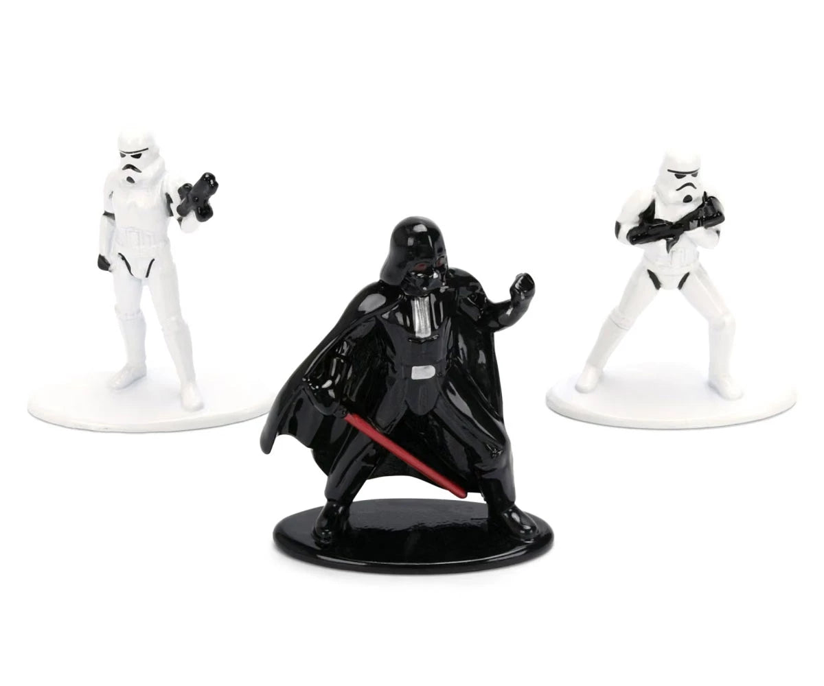 Jada Toys Star Wars Nano Metalfigs 3-Pack – Darth Vader & Stormtroopers Die-Cast Figures