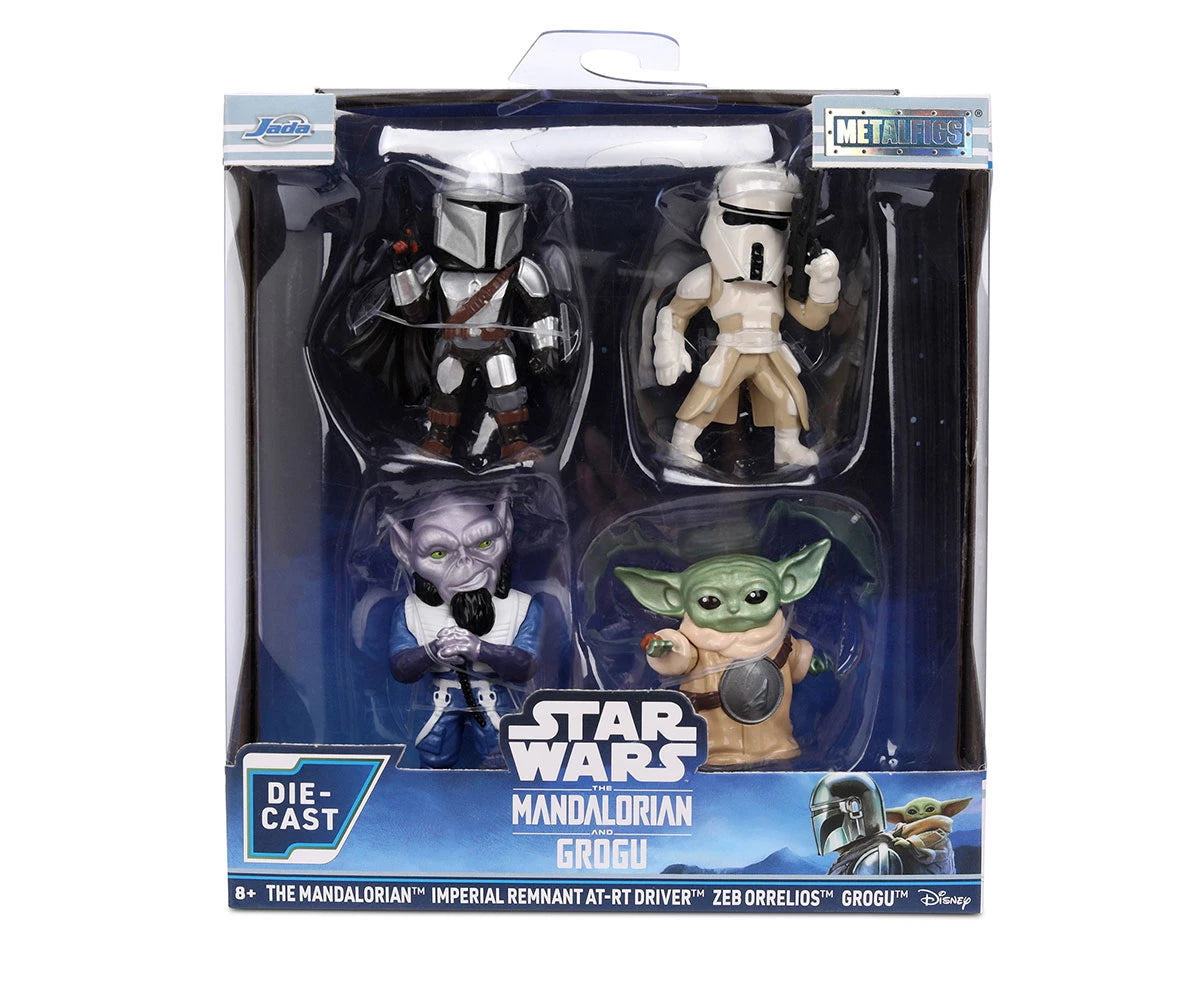 Jada Toys Star Wars Wave 2 Figure Pack – 4 Die-Cast Collectible Figures (6.35cm)
