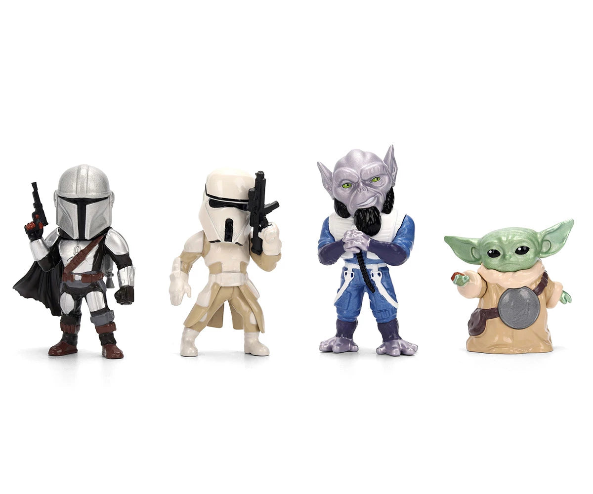 Jada Toys Star Wars Wave 2 Figure Pack – 4 Die-Cast Collectible Figures (6.35cm)