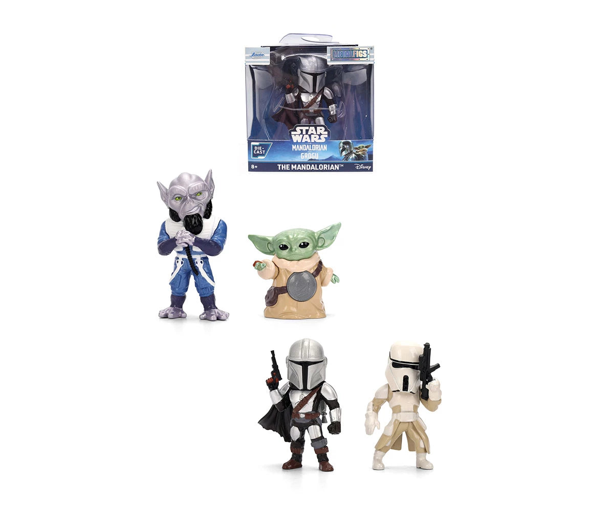 Jada Toys Star Wars Mandalorian Grogu Metal Figure 6.35cm – Wave 2 Collectible | Assorted Characters