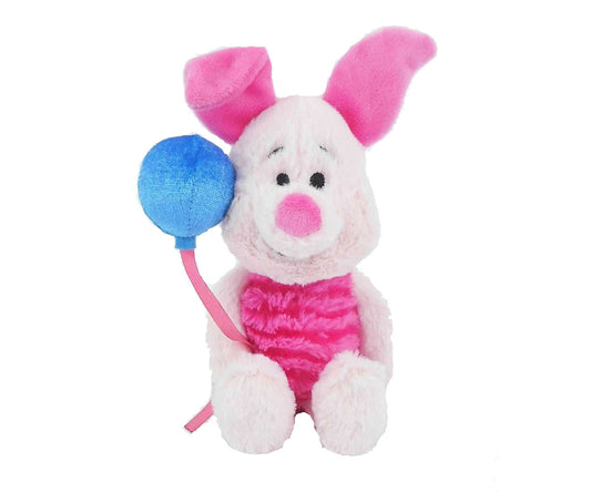 Disney Winnie the Pooh Piglet Plush with Balloon 17cm – Official Licensed Soft Toy