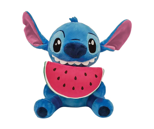 Disney Lilo & Stitch Watermelon Plush Toy 23cm – Stitch with Watermelon Soft Doll