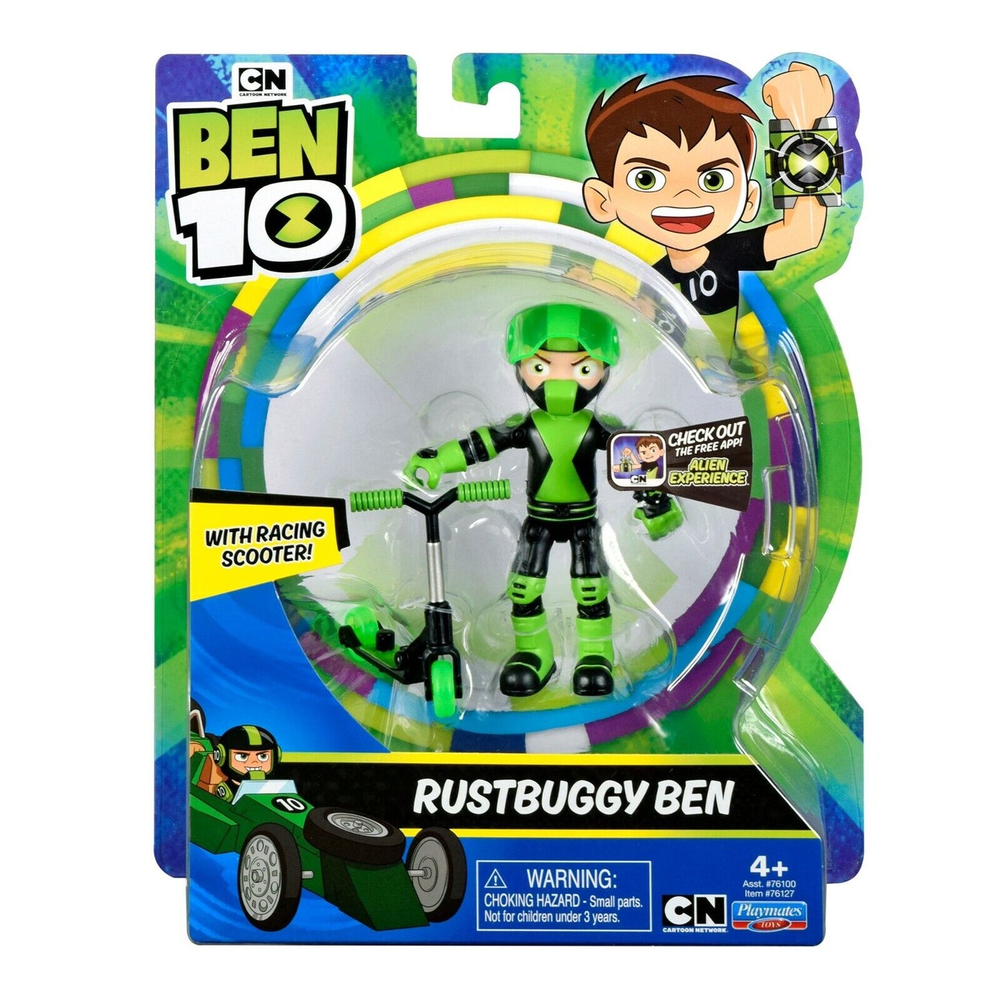 CN Ben 10 Playmates 5" Action Figures – Rustbuggy Ben Hero Asst.76127