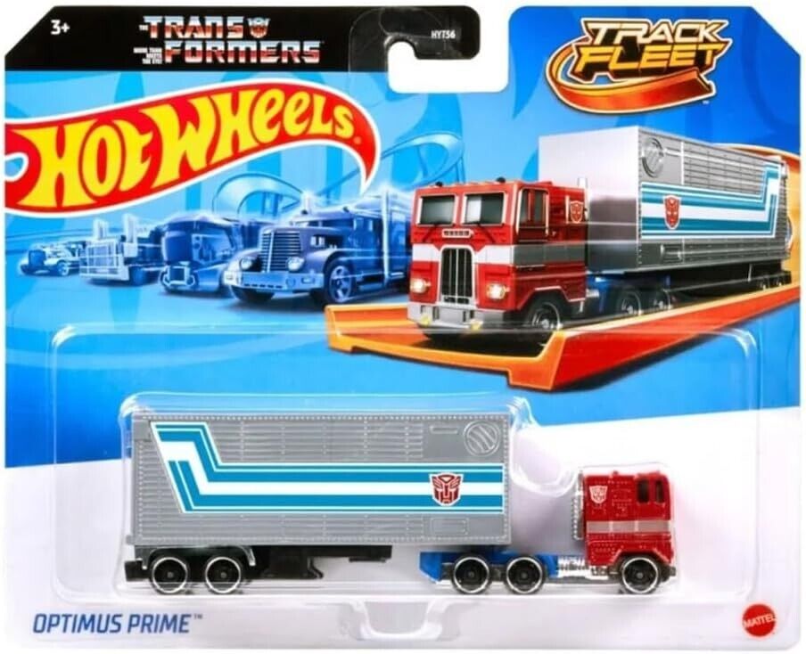Hot Wheels Track Fleet Haulers Diecast 1:64 Transformers Optimus Prime Truck