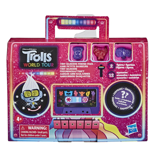 Hasbro Trolls World Tour Tiny Dancers Friend Pack – 2 Figures, 2 Bracelets & 10 Accessories