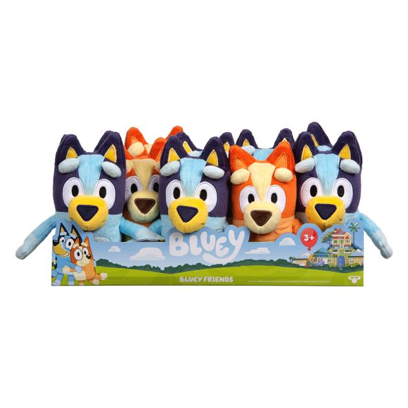 Moose Toys Bluey & Bingo Plush Toys 18cm – Soft Cuddly | Choose Your Favorite