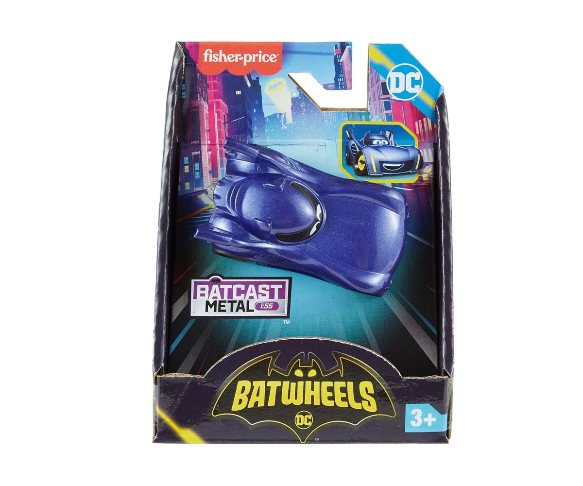 Fisher-Price DC Batwheels Bam The Batmobile 1:55 Scale Diecast Vehicle Car HML13