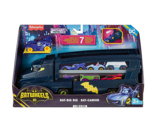 Fisher-Price Batwheels Bat-Big Rig – Large Hauler Toy - Batmobile Car
