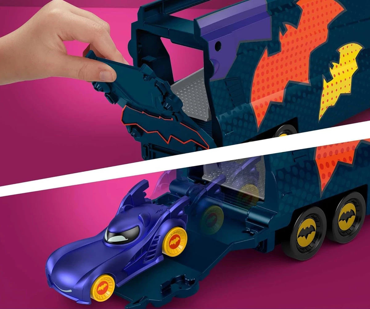 Fisher-Price Batwheels Bat-Big Rig – Large Hauler Toy - Batmobile Car
