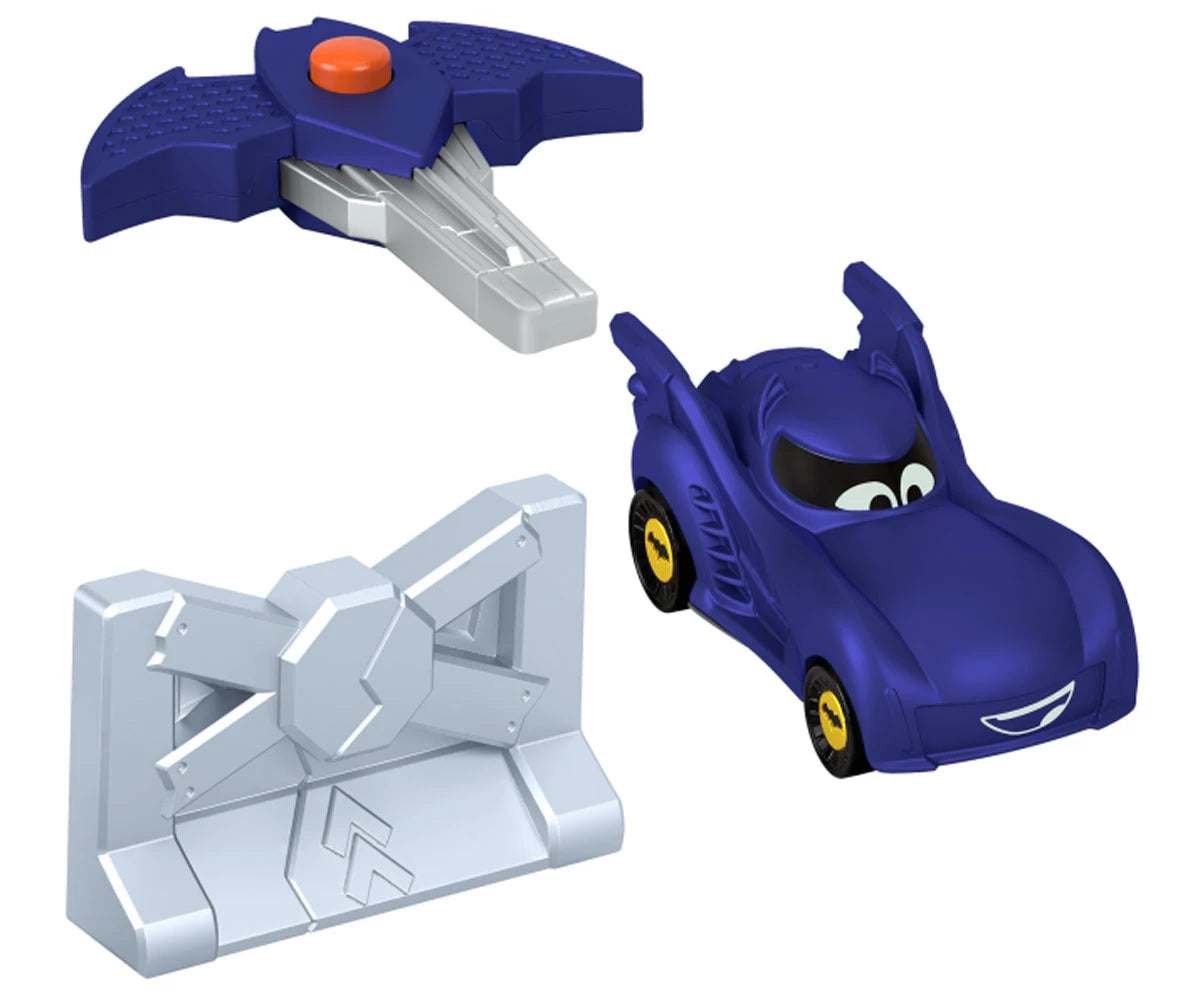 Batwheels 1:55 Key Car Racer – Bam the Batmobile – Fisher-Price Racing Set