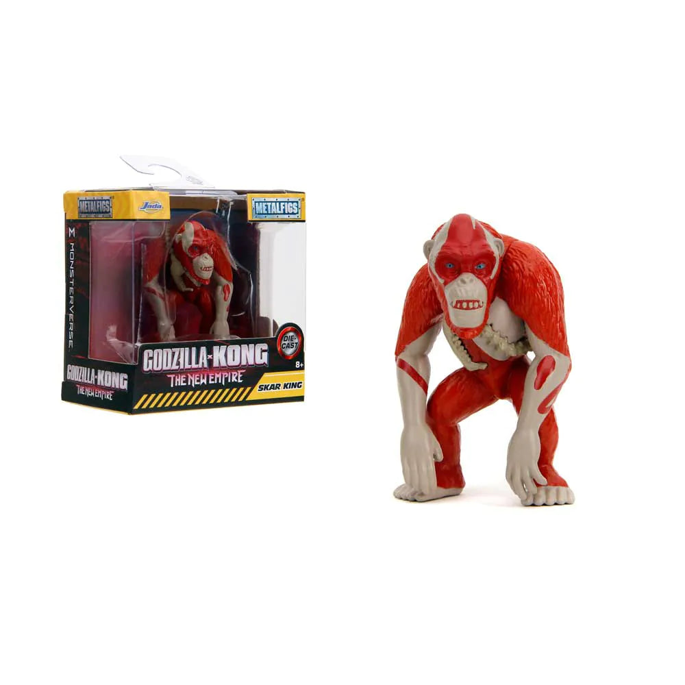 Jada Toys Nano Metalfigs Godzilla-Kong The New Empire Mini Figures 6.35cm – Wave 1 Collectible | Assorted Characters