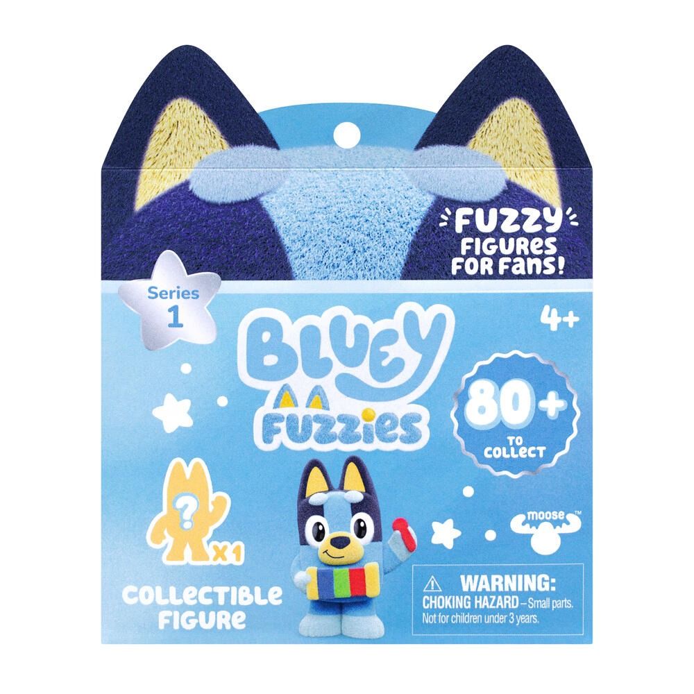 Moose Toys Bluey Fuzzies Series 1 Mini Collectible Figures – 80+ to Collect