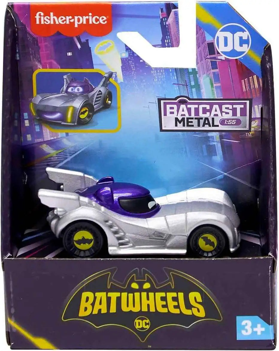 Fisher-Price DC Batwheels Armored Bam The Batmobile – 1:55 Scale Diecast Vehicle Car HRJ71