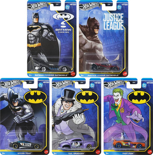 Hot Wheels Silver Series DC Batman Asst.HDG89 1:64 Assortment