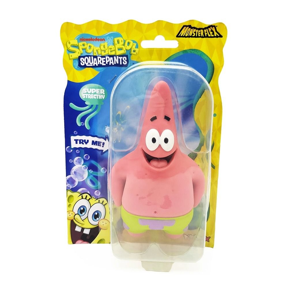 Monster Flex SpongeBob Stretchy Action Figure – Assorted Characters | Super Stretch Collectible Toy