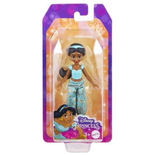 Mattel Disney Princess Jasmine 9 cm Articulated Mini Doll HLW69 – Blue Pants Outfit