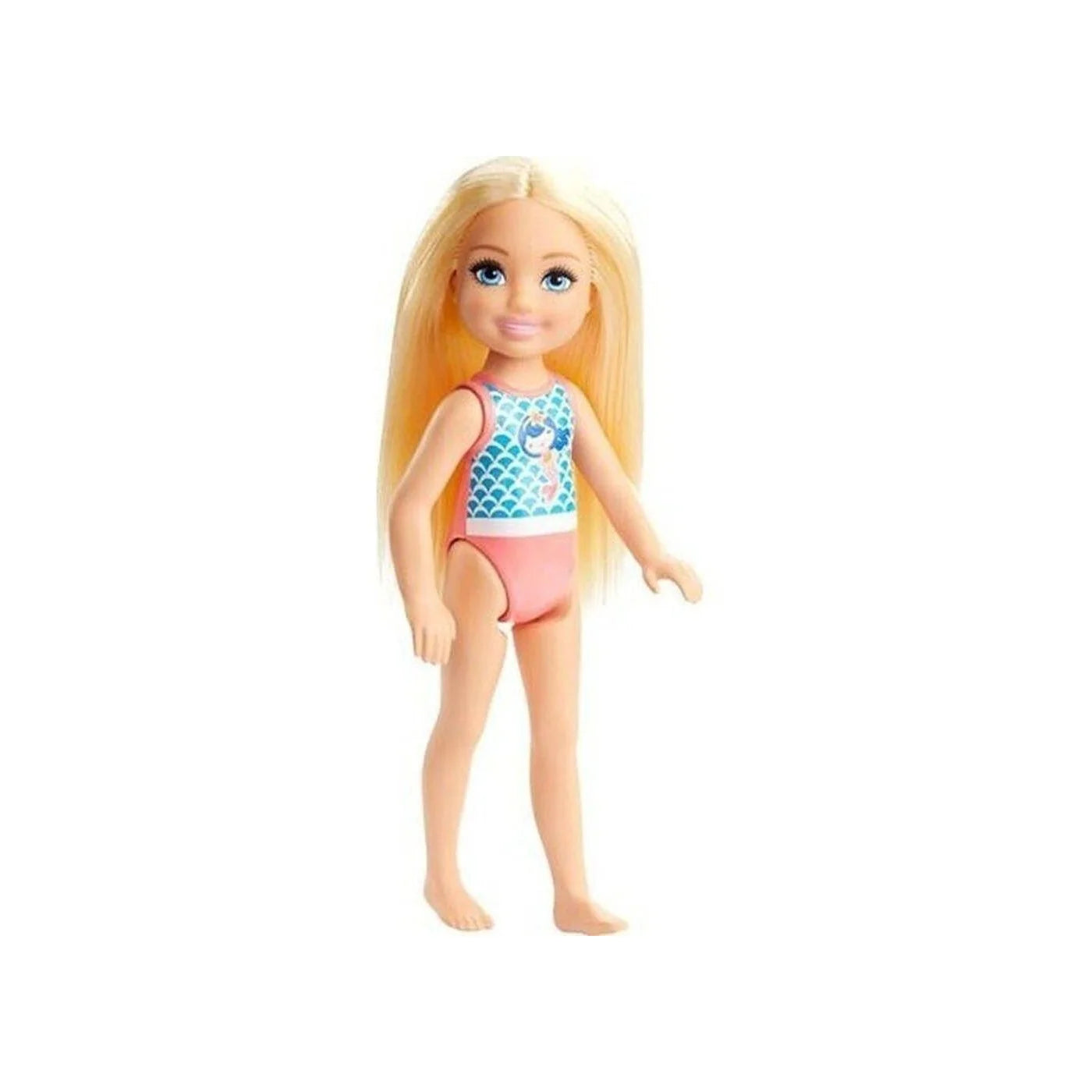 Barbie Chelsea Club Mini Doll 14cm – Blonde Mermaid Swim Outfit