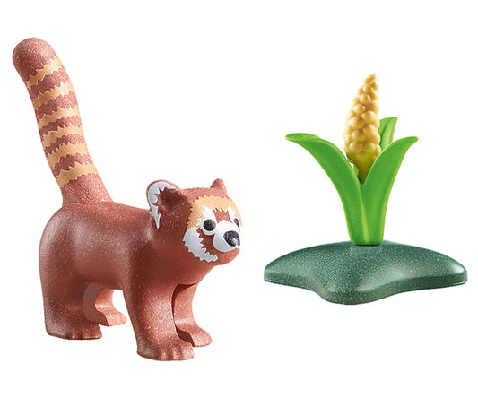 PLAYMOBIL 71071 Red Panda – Wildlife Animal Figure | Collectible Toy