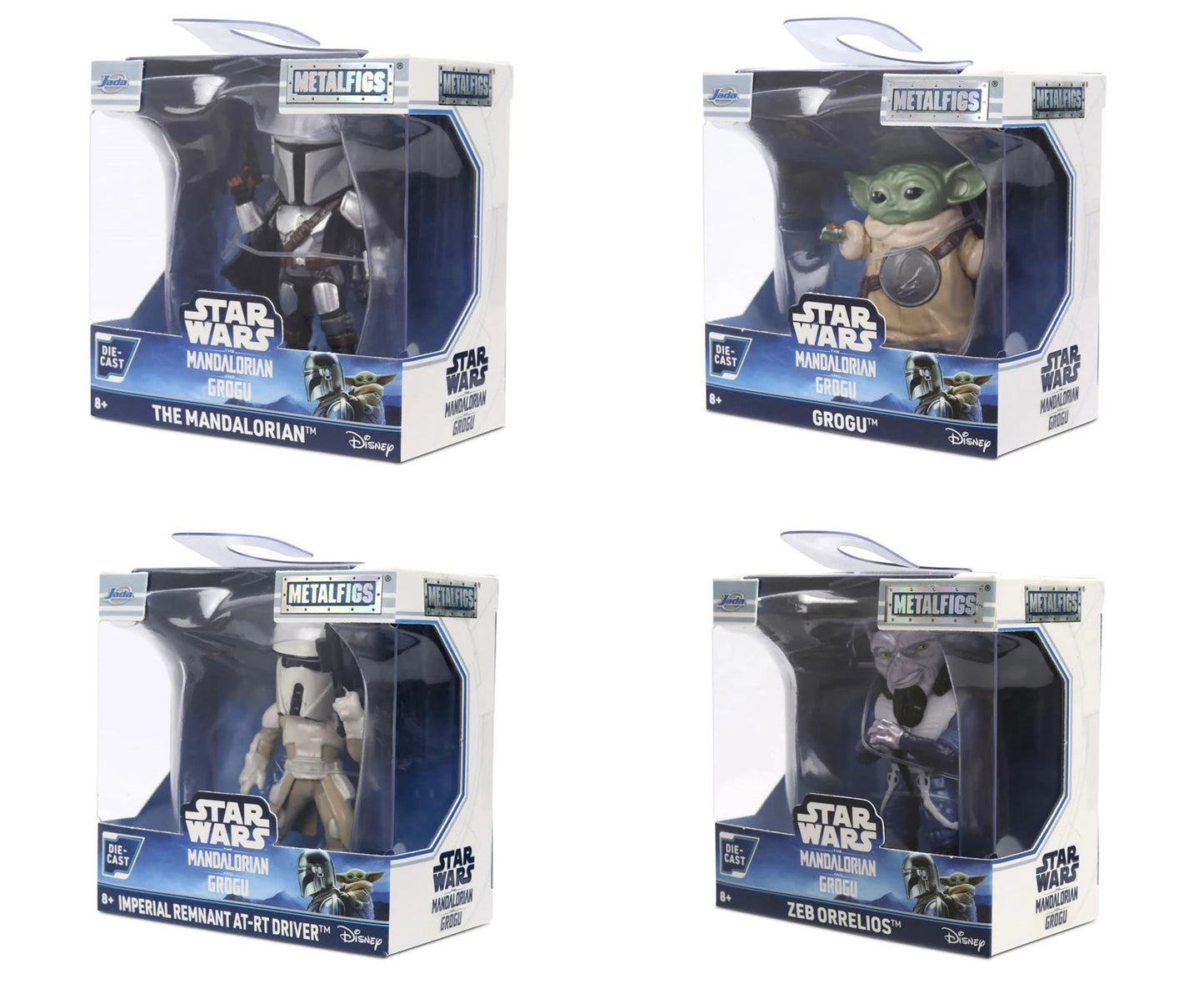 Jada Toys Star Wars Mandalorian Grogu Metal Figure 6.35cm – Wave 2 Collectible | Assorted Characters
