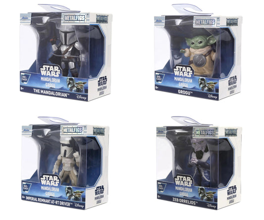 Jada Toys Star Wars Mandalorian Grogu Metal Figure 6.35cm – Wave 2 Collectible | Assorted Characters