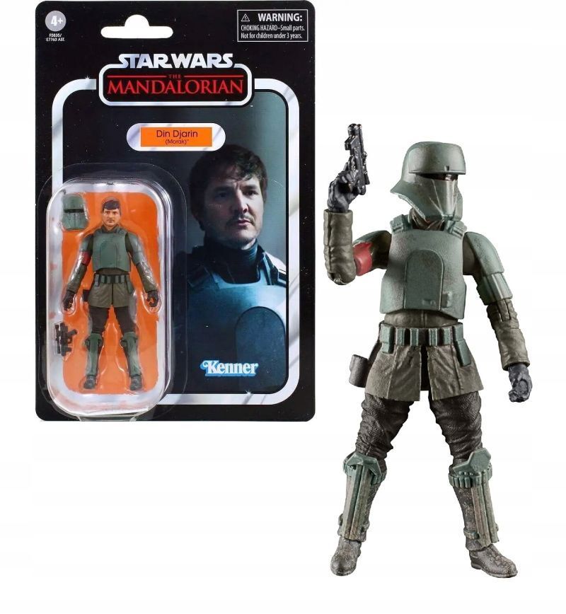 STAR WARS Vintage Collection Kenner Style 3.75" Din Djarin (Morak) Action Figure – The Mandalorian Imperial Disguise