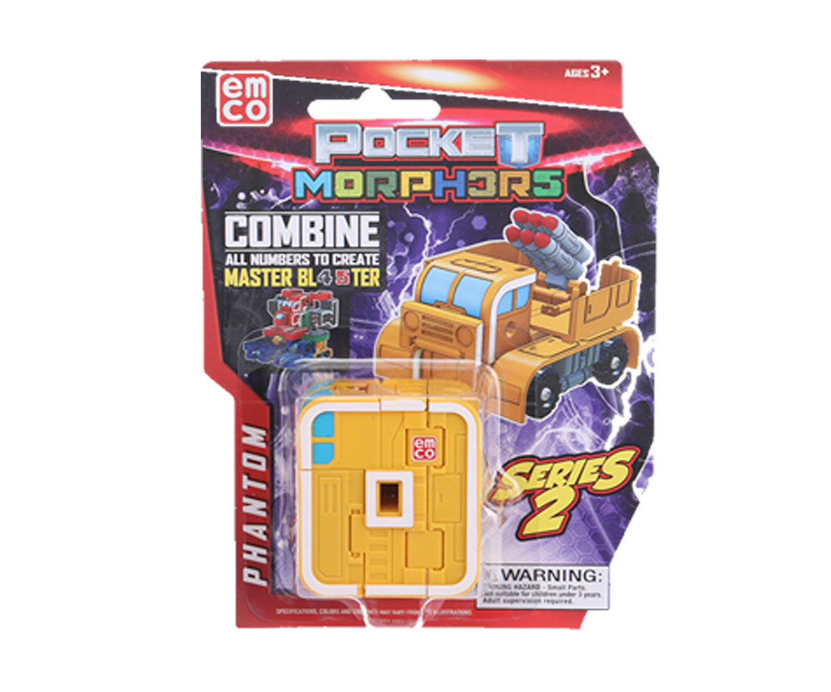 EMCO Pocket Morphers Series 2 Complete Set Figures 10 – Combine & Create Master Blaster