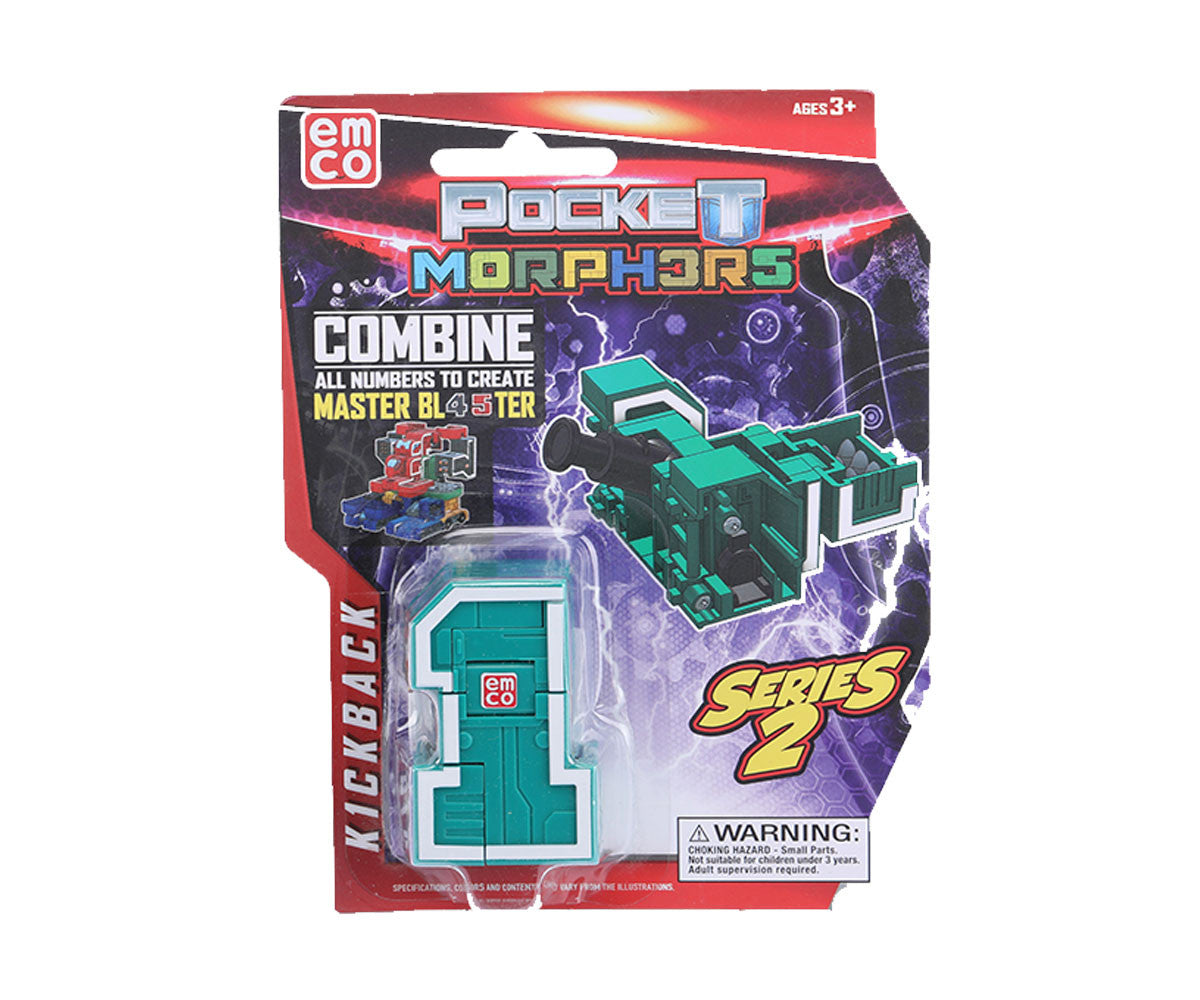 EMCO Pocket Morphers Series 2 Complete Set Figures 10 – Combine & Create Master Blaster