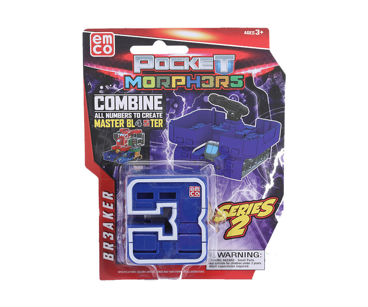 EMCO Pocket Morphers Series 2 Complete Set Figures 10 – Combine & Create Master Blaster