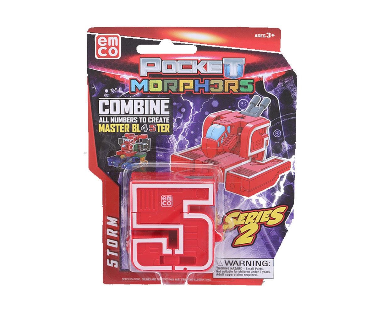 EMCO Pocket Morphers Series 2 Complete Set Figures 10 – Combine & Create Master Blaster