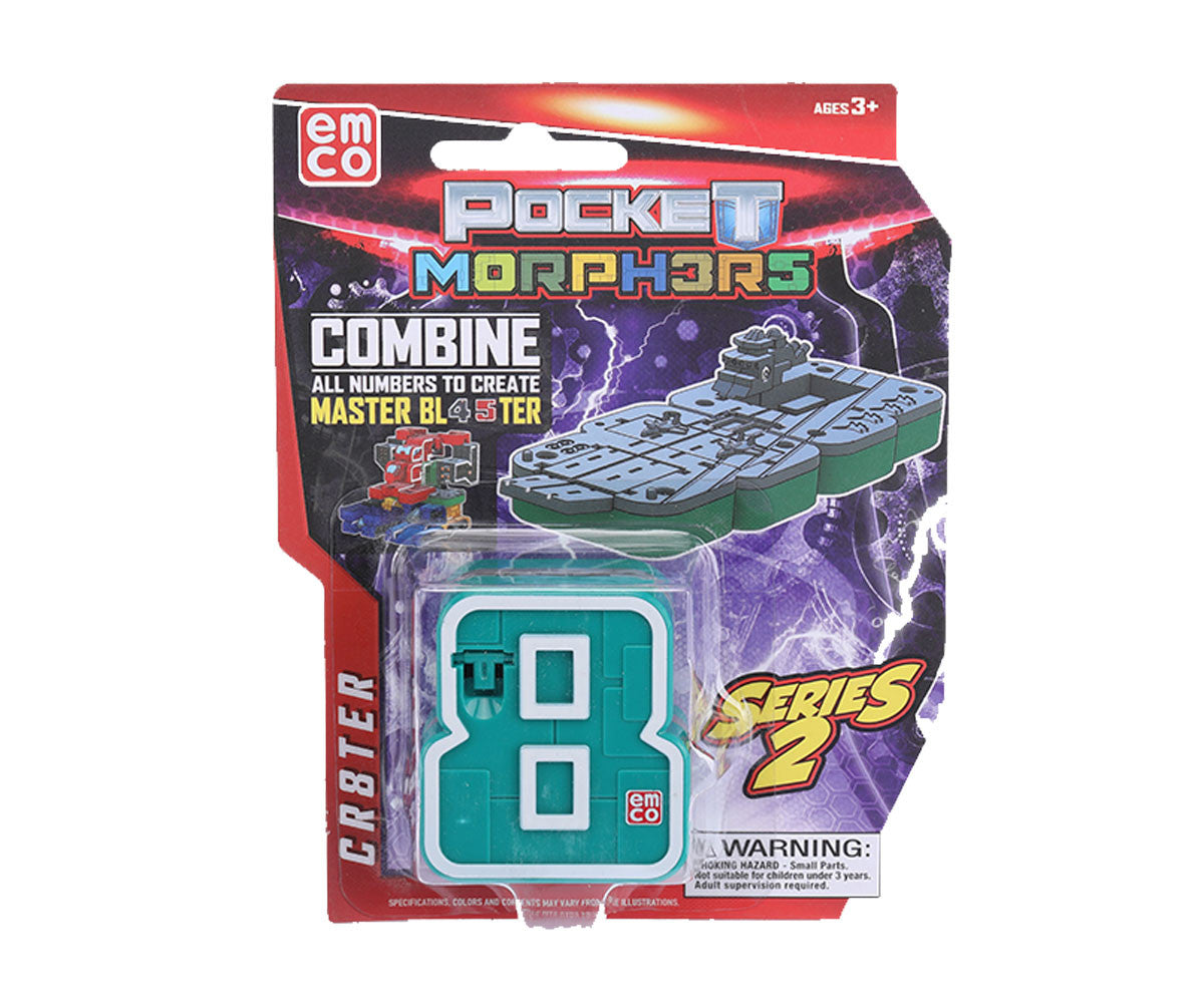 EMCO Pocket Morphers Series 2 Complete Set Figures 10 – Combine & Create Master Blaster
