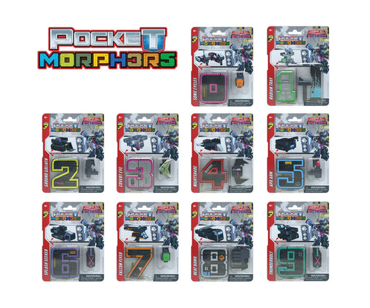 EMCO Pocket Morphers Series 3 Complete Set (10 Figures) – Combine & Create Digitron