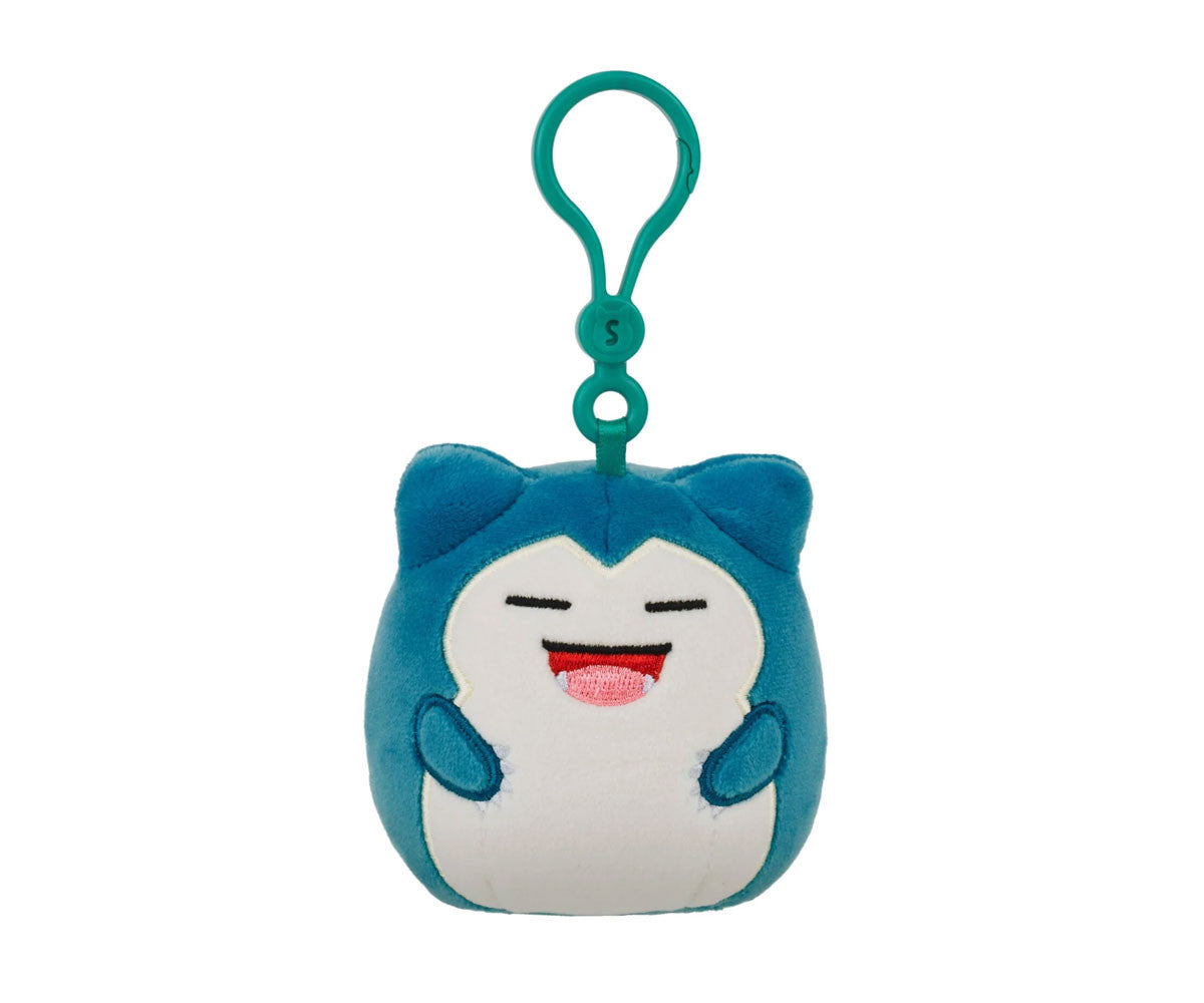 Jazwares Pokémon Squishmallows Clip-On Plush 8cm – Pikachu, Snorlax & Gengar | Choose Your Character