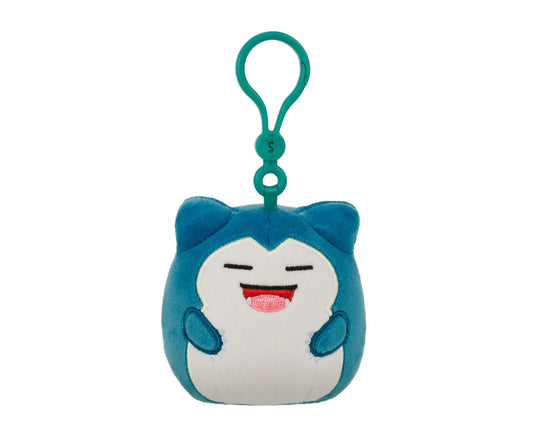 Jazwares Pokémon Squishmallows Clip-On Plush 8cm – Pikachu, Snorlax & Gengar | Choose Your Character