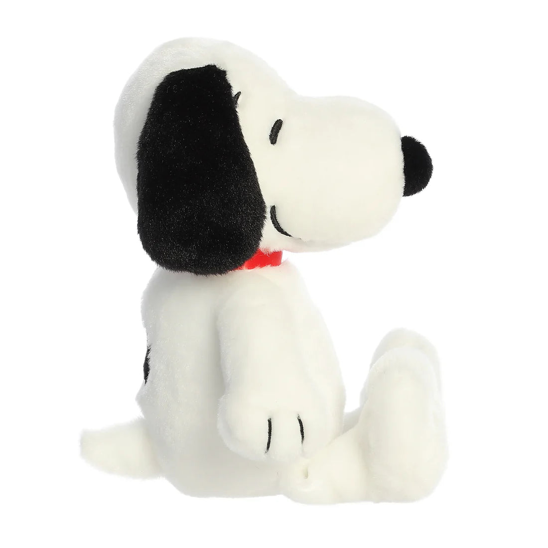 Peanuts Floppy Snoopy Stuffed Animal Soft Toy 8" White Red Collar - Officially Licensed