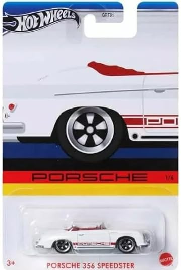 Hot Wheels GRT01 Porsche 356 Porsche Speedster 1/64 Scale Die-Cast