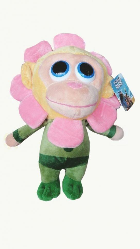 Wonder Park Chimpanzombie Flower Plush 30cm – Soft Toy Collectible by Play by Play