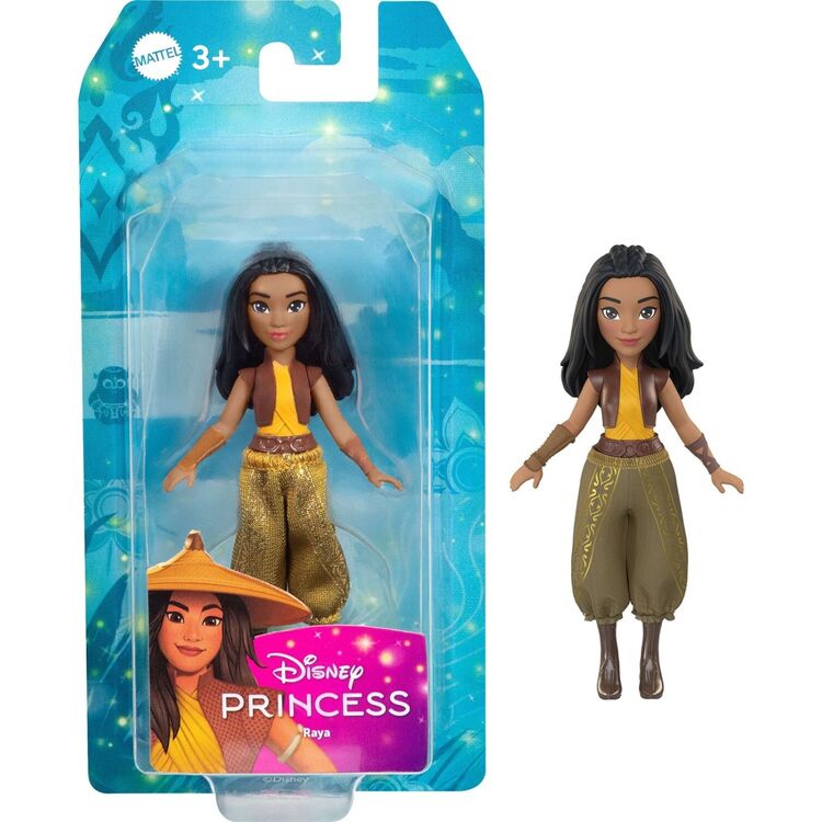 Mattel Disney Princess Raya 9 cm Articulated Mini Doll HLW69 – Iconic Outfit