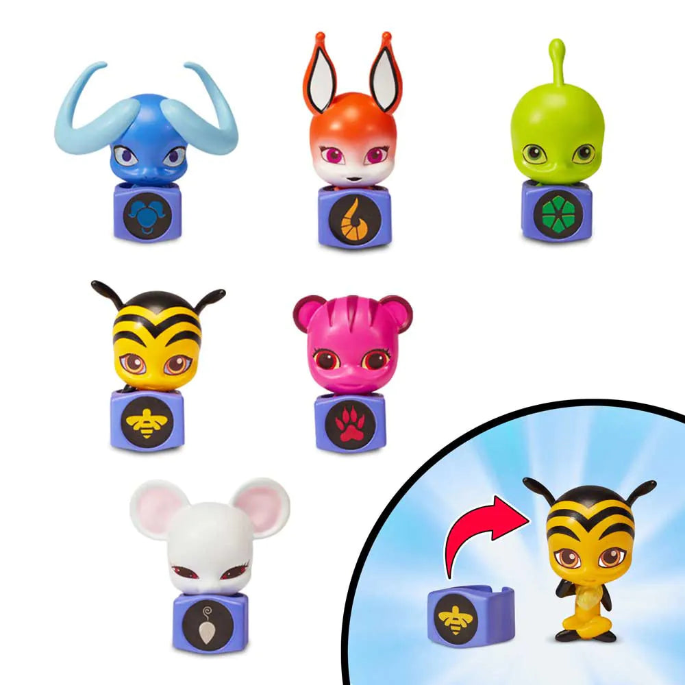 ZAG Heroez Miraculous Ladybug Kwami Surprise Mini Figure 50500 – Original, Glitter & Monarch Ring Series | Pick Your Character